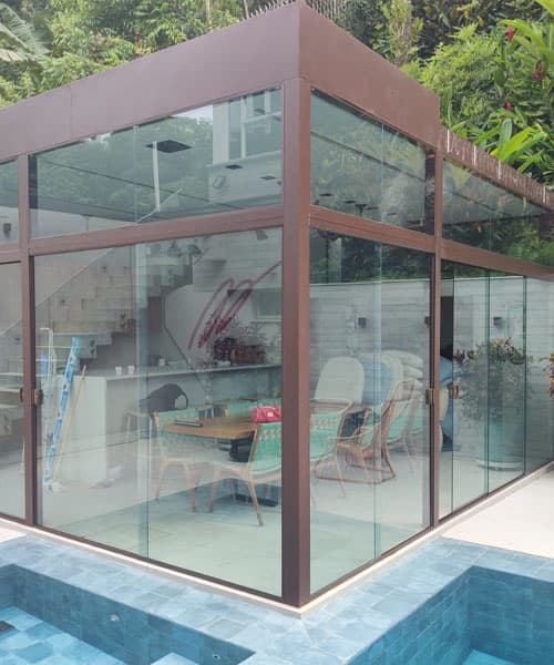 Portfólio insulfilm residencial transparente